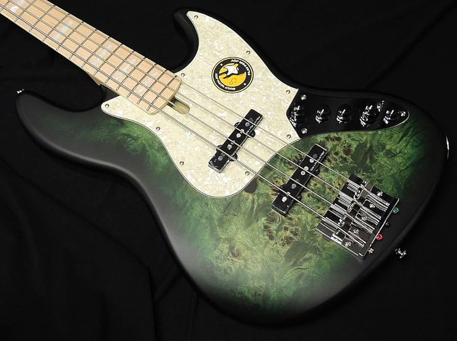 ジャズベース 4弦 グリーン Fender Adam Clayton Jazz Bass Sherwood Green Metallic エレキ